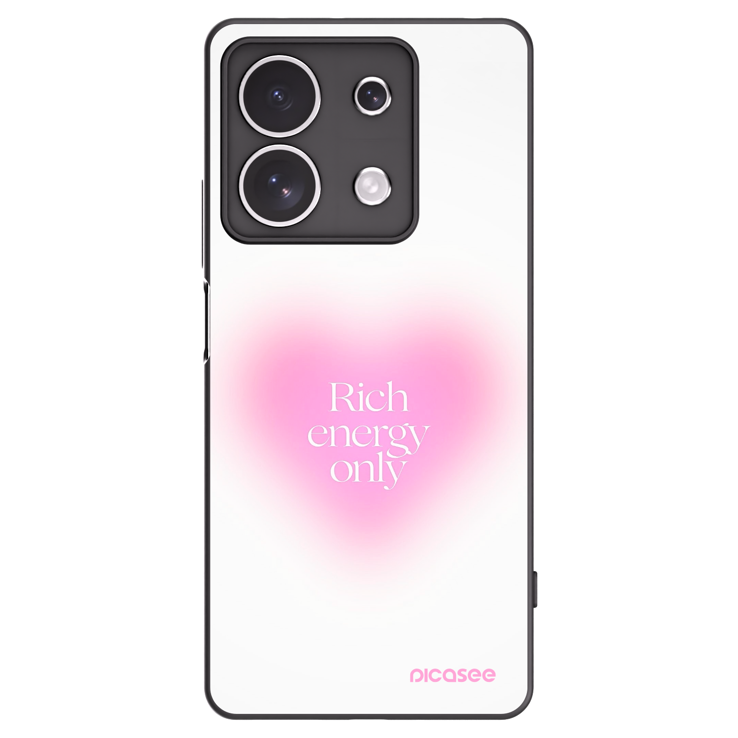 Picasee silikonový černý obal pro Xiaomi Redmi Note 13 4G - Rich Energy