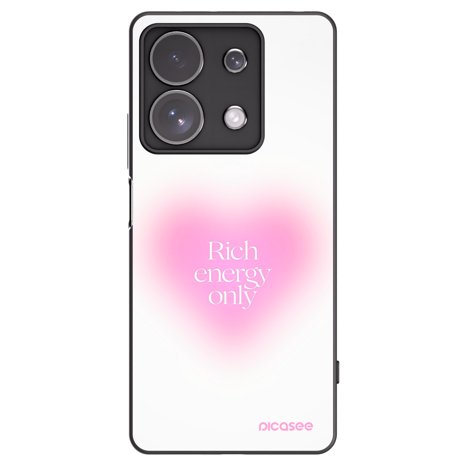 Picasee silikonový černý obal pro Xiaomi Redmi Note 13 Pro 4G - Rich Energy