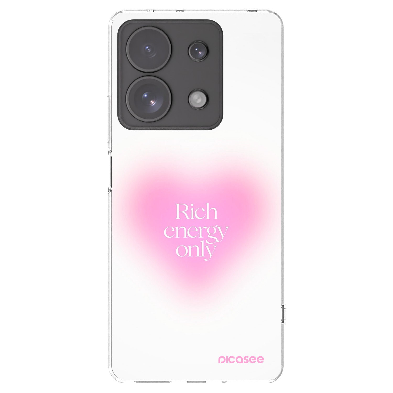 Picasee silikonový průhledný obal pro Xiaomi Redmi Note 13 Pro 4G - Rich Energy