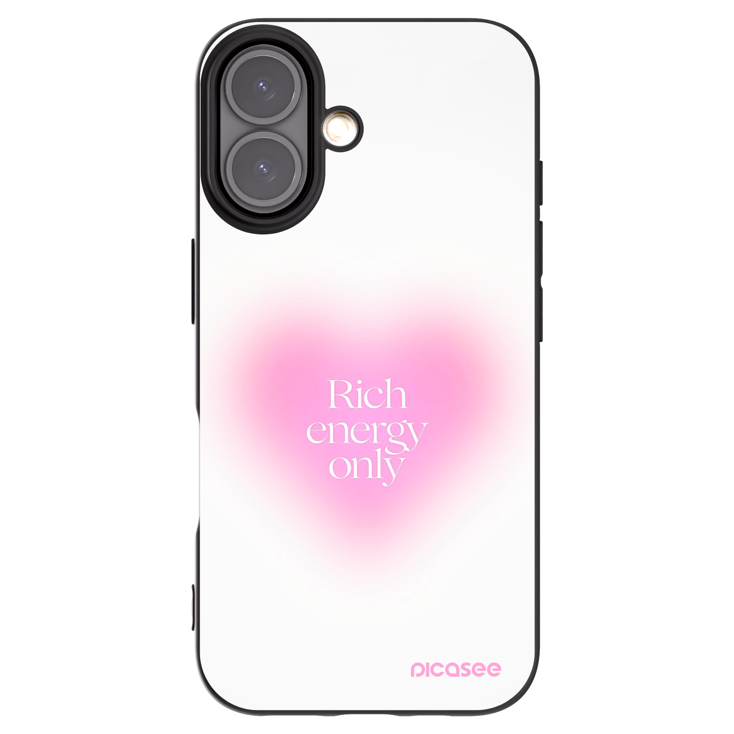 Picasee silikonový černý obal pro Apple iPhone 16 - Rich Energy