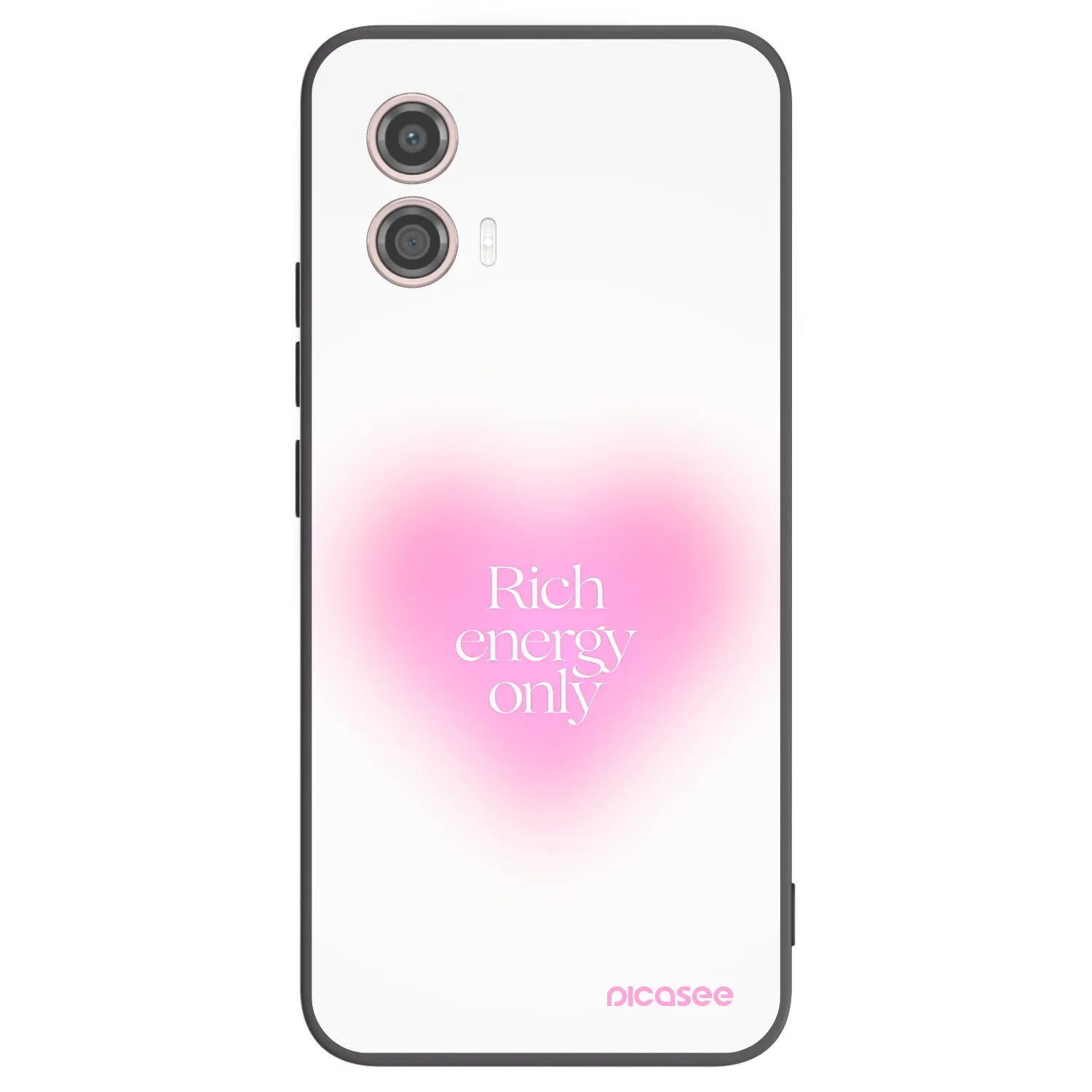Picasee silikonový černý obal pro Motorola Moto G53 5G - Rich Energy