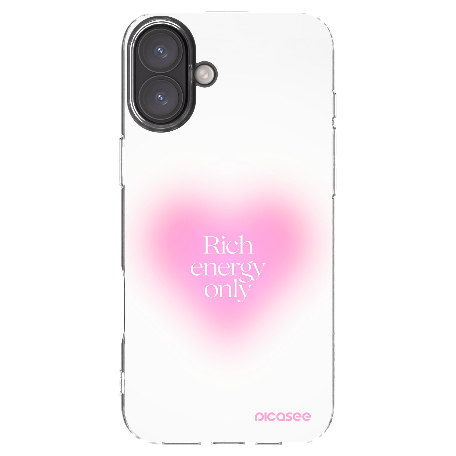 Picasee silikonový průhledný obal pro Apple iPhone 16 Plus - Rich Energy