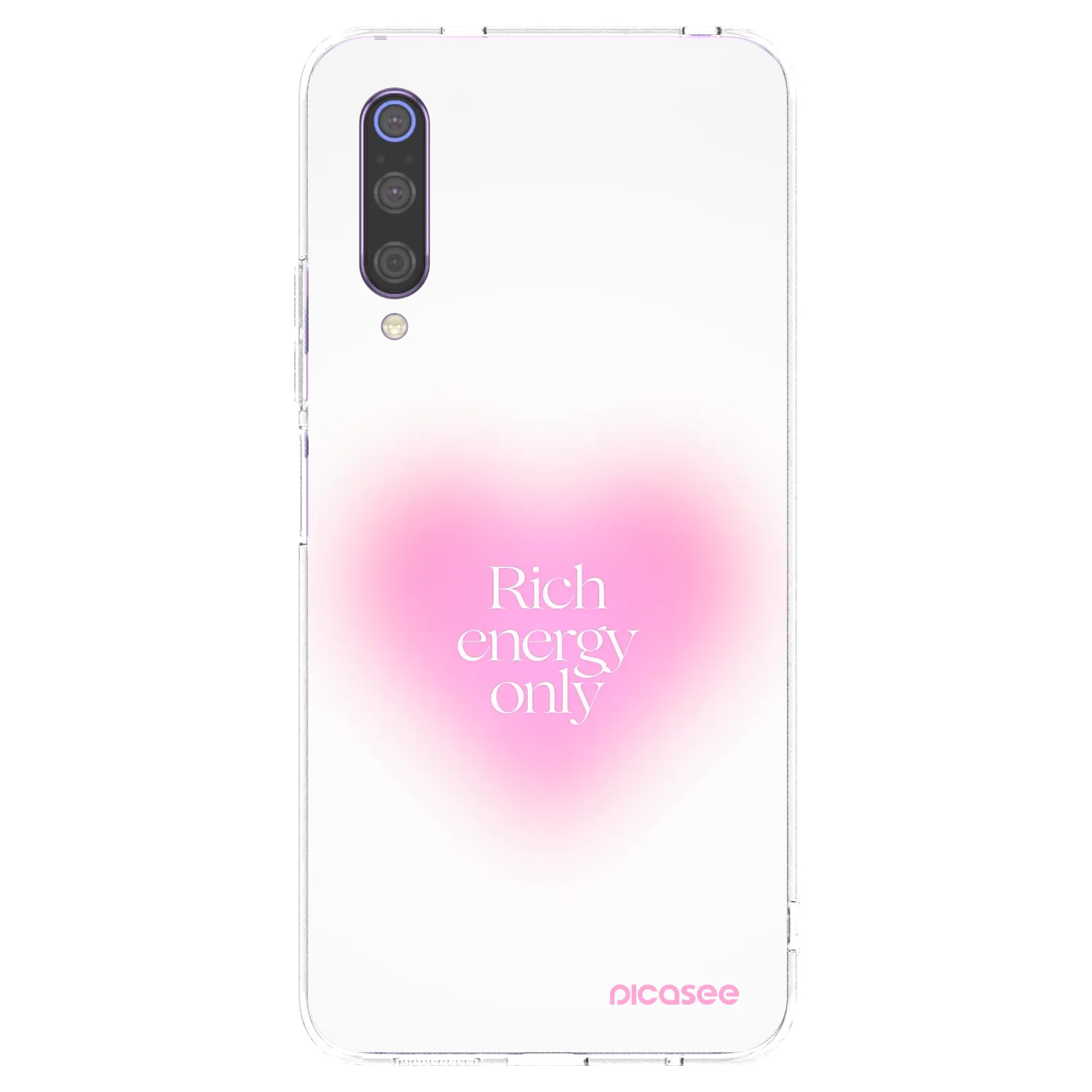 Picasee silikonový průhledný obal pro Xiaomi Mi 9 - Rich Energy