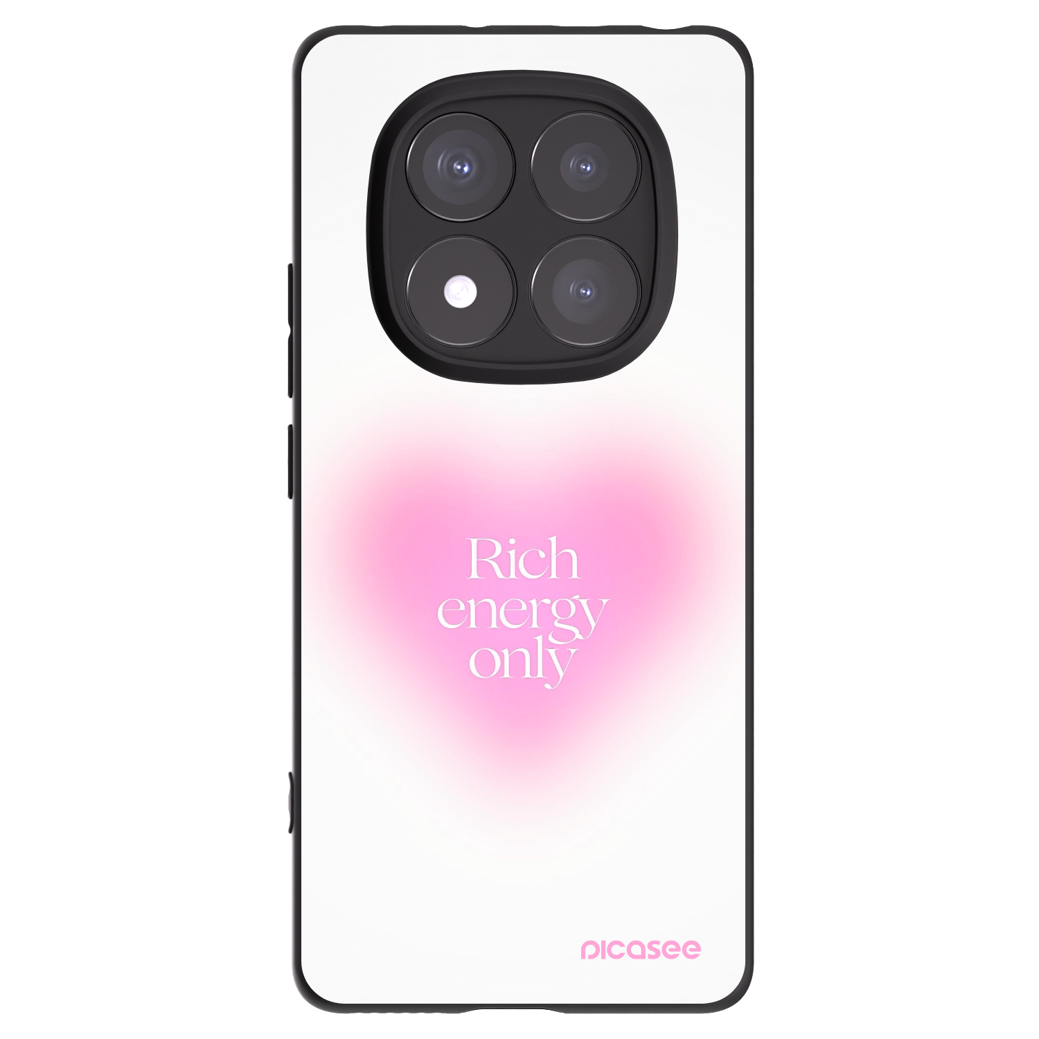 Picasee silikonový černý obal pro Xiaomi Redmi Note 14 Pro 5G - Rich Energy