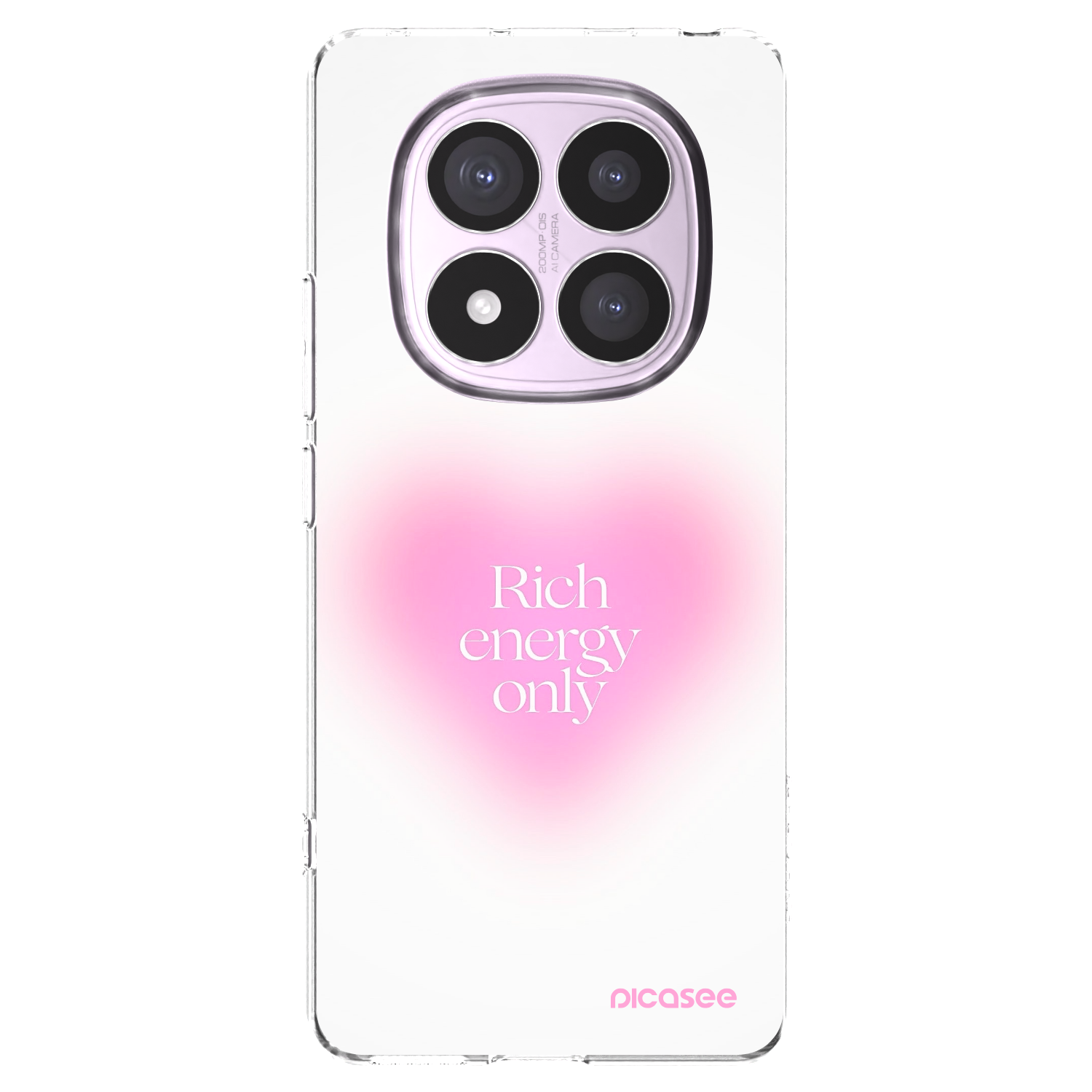 Picasee silikonový průhledný obal pro Xiaomi Redmi Note 14 Pro 5G - Rich Energy
