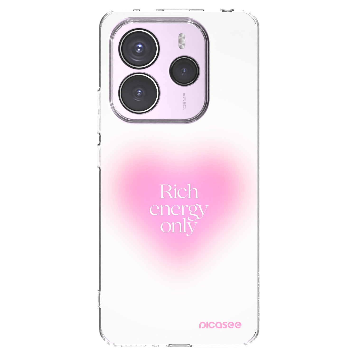 Picasee silikonový průhledný obal pro Xiaomi Redmi Note 14 5G - Rich Energy