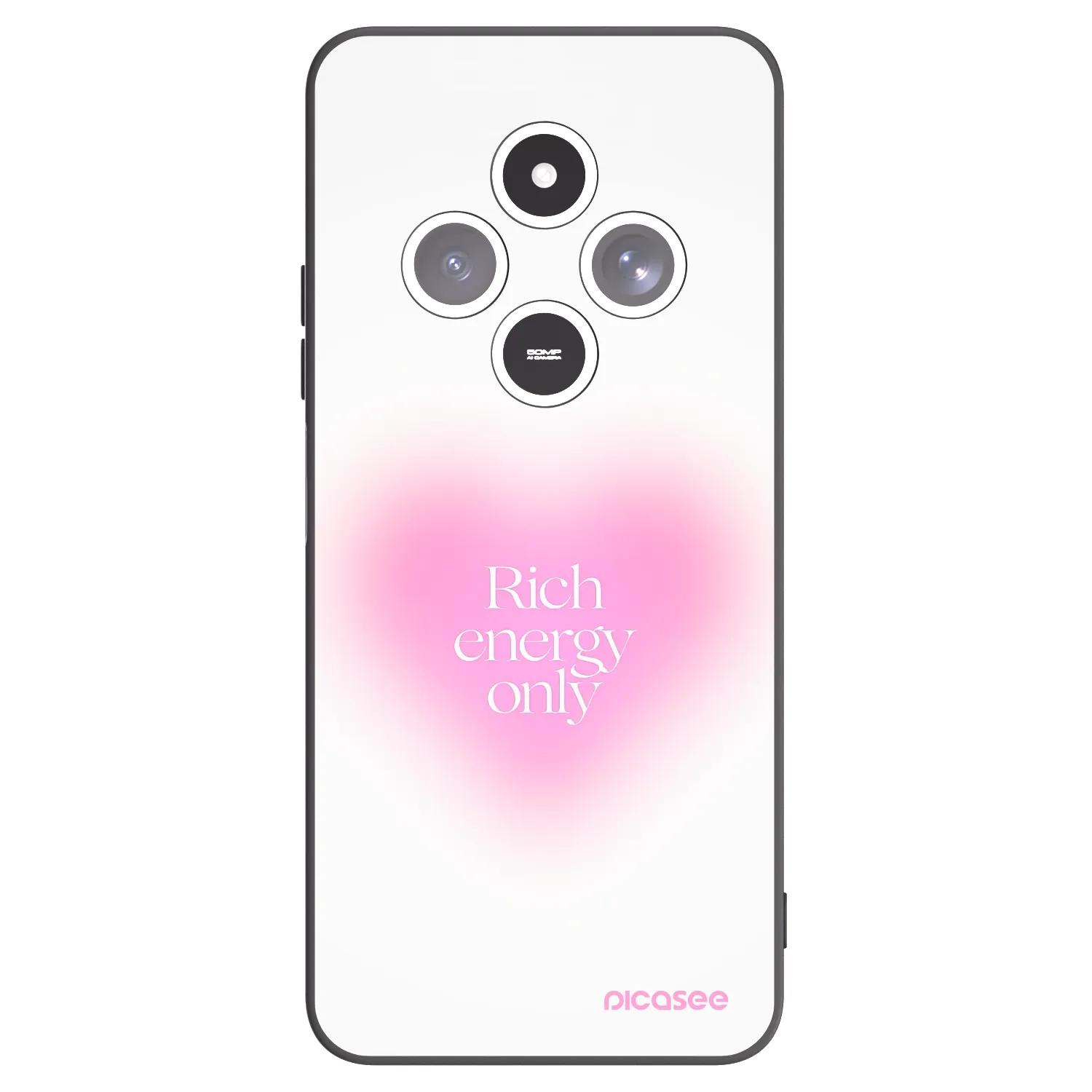 Picasee silikonový černý obal pro Xiaomi Redmi 14C - Rich Energy