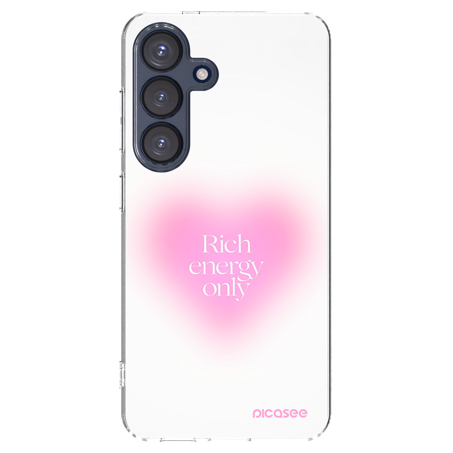 Picasee silikonový průhledný obal pro Samsung Galaxy S25 5G - Rich Energy