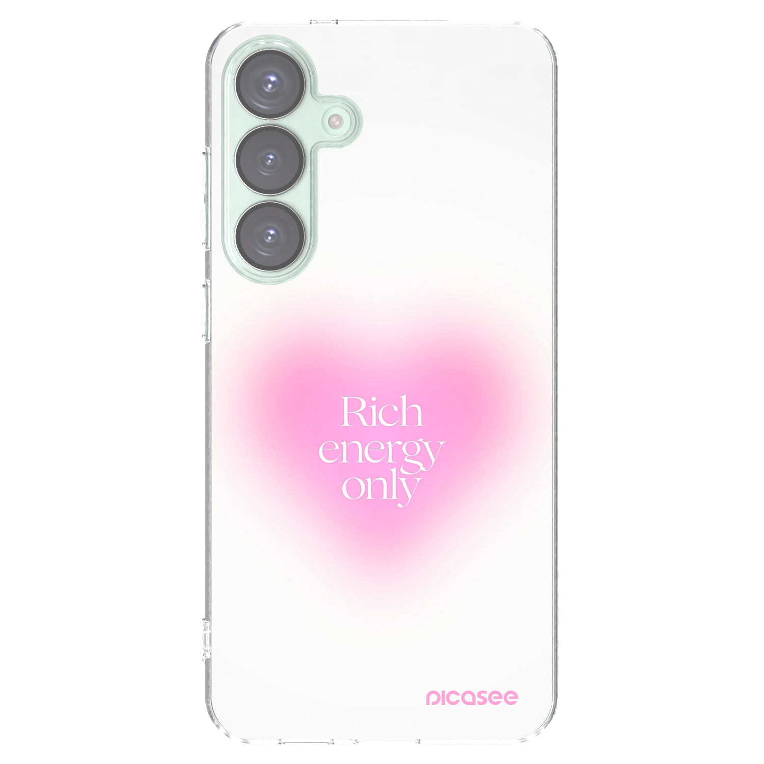 Picasee silikonový průhledný obal pro Samsung Galaxy S25+ 5G - Rich Energy