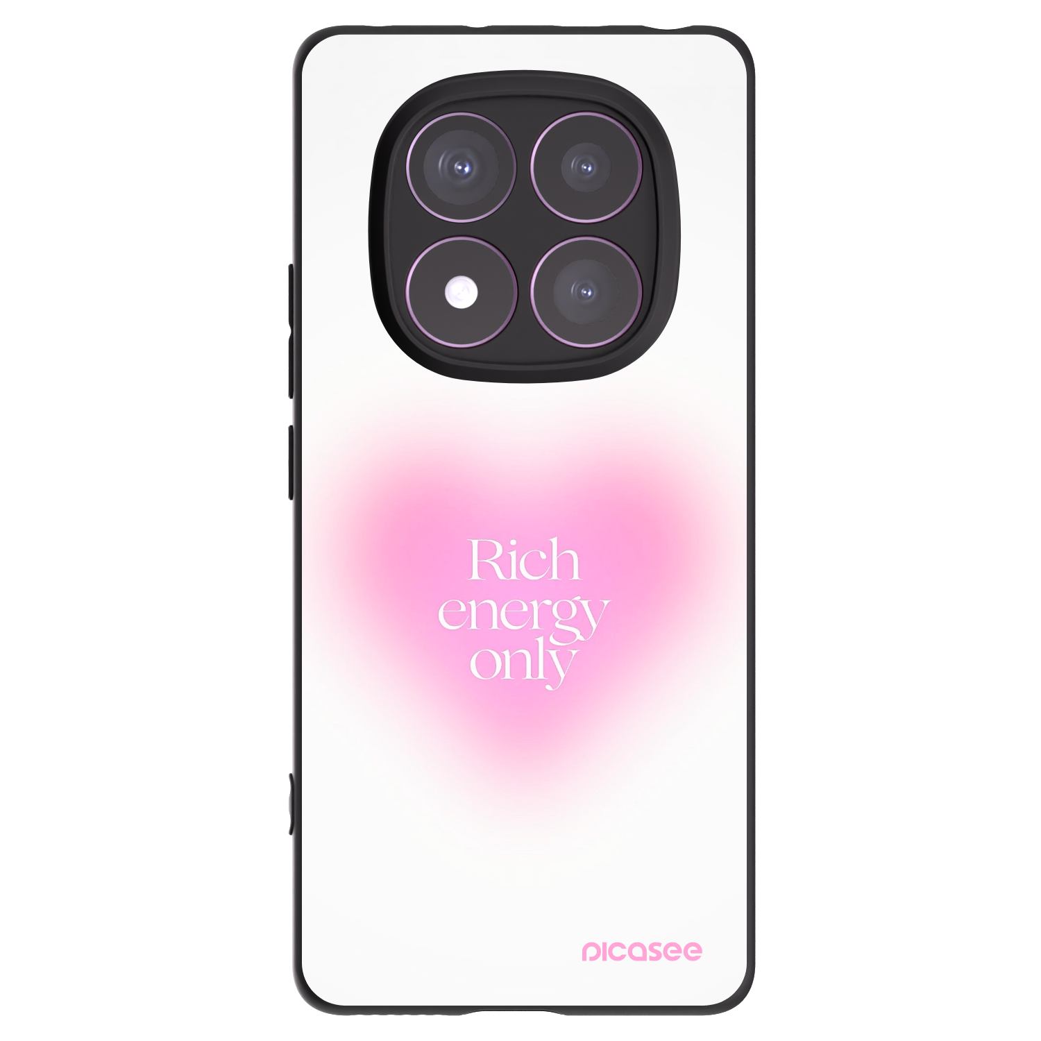 Picasee silikonový černý obal pro Xiaomi Redmi Note 14 Pro 4G - Rich Energy
