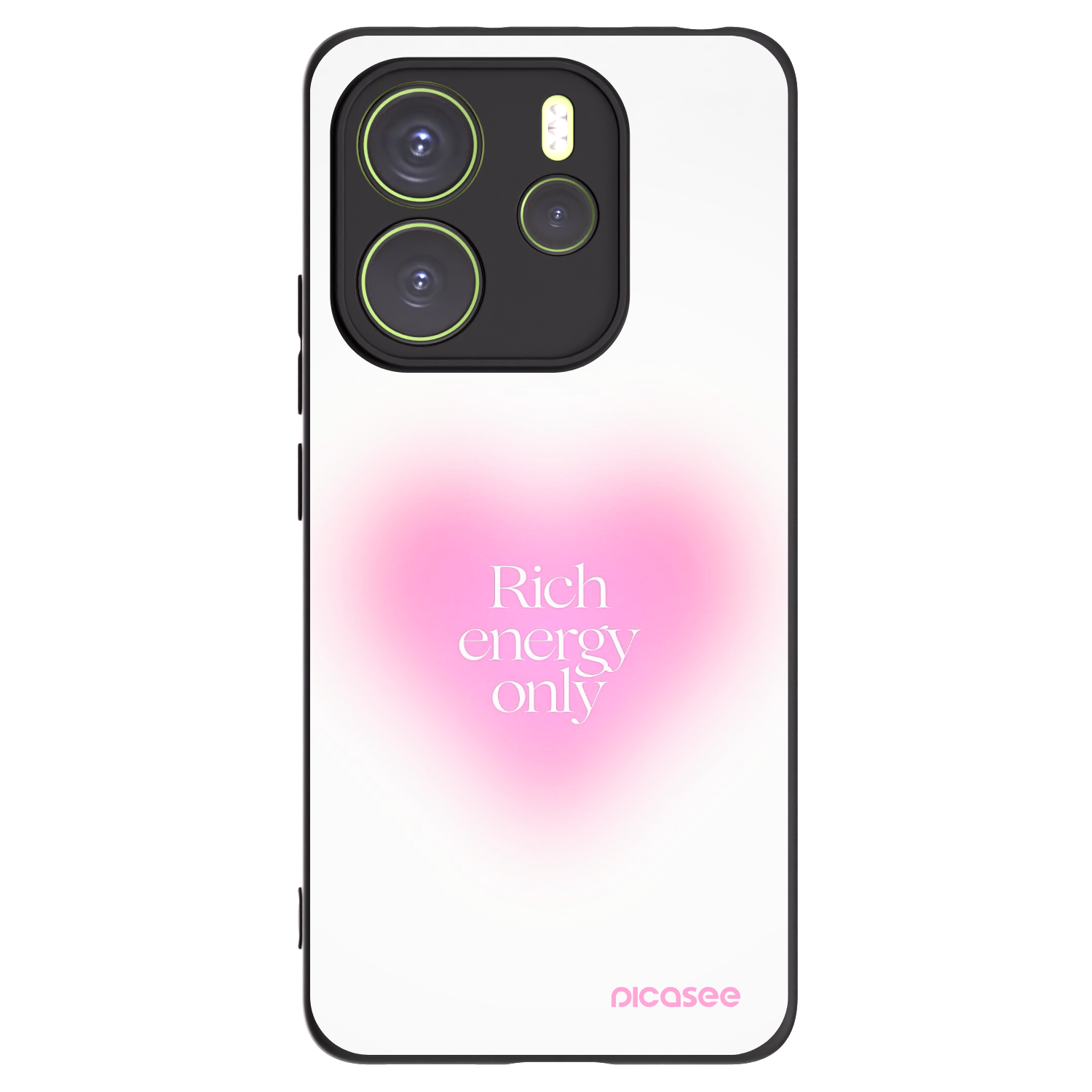Picasee silikonový černý obal pro Xiaomi Redmi Note 14 4G - Rich Energy