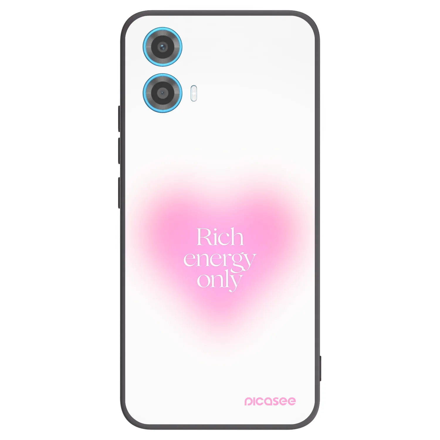 Picasee silikonový černý obal pro Motorola Moto G34 5G - Rich Energy