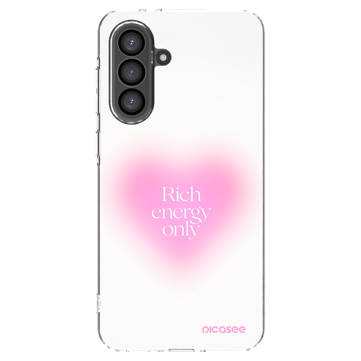 Picasee silikonový průhledný obal pro Samsung Galaxy A36 5G - Rich Energy