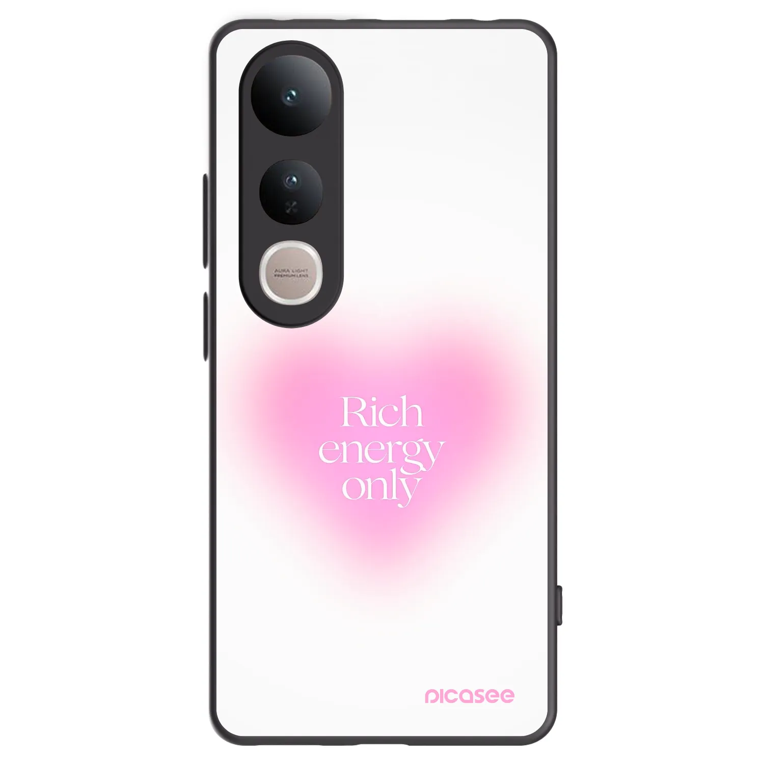 Picasee silikonový černý obal pro Vivo V50 Lite 5G - Rich Energy