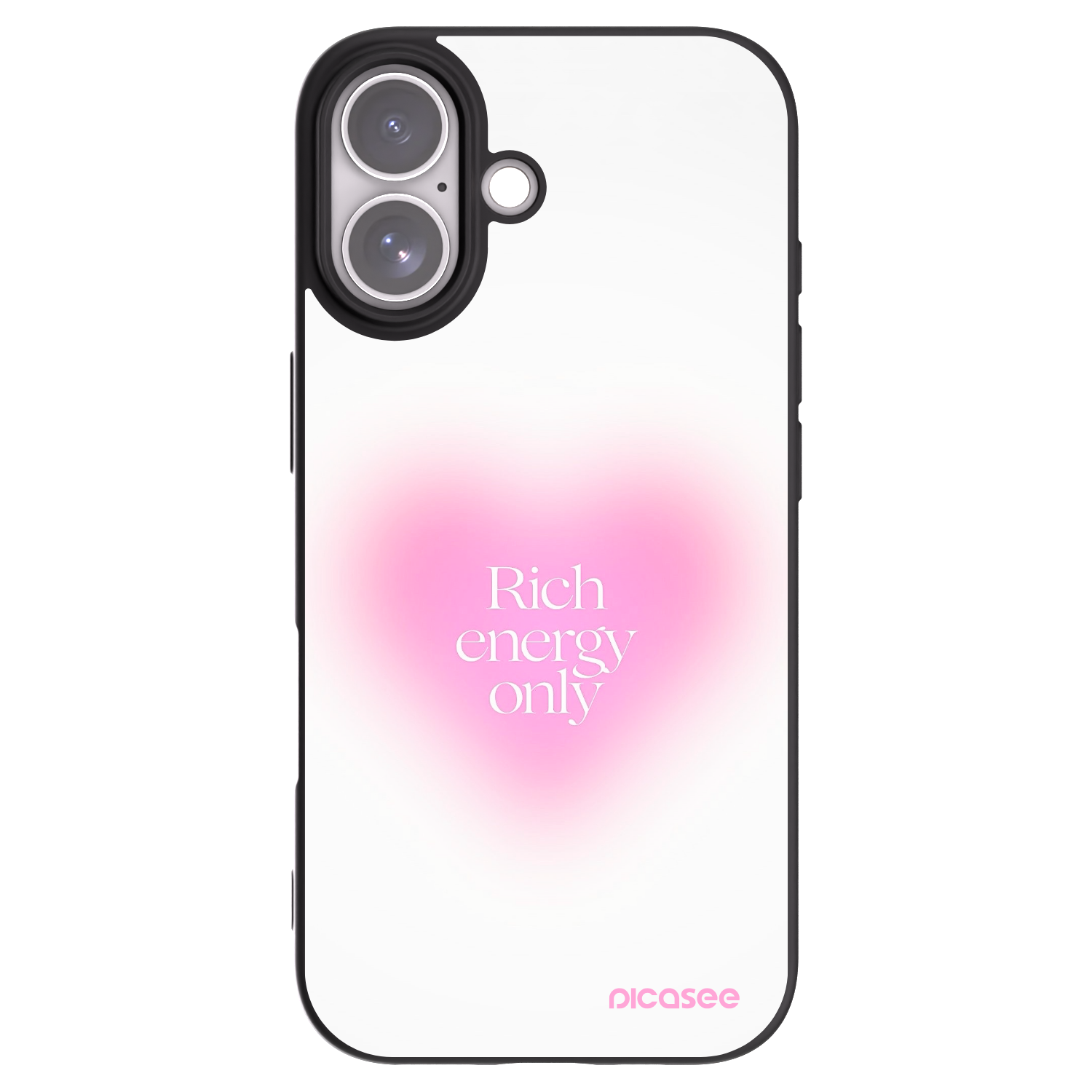 Picasee silikonový černý obal pro Apple iPhone 17 - Rich Energy