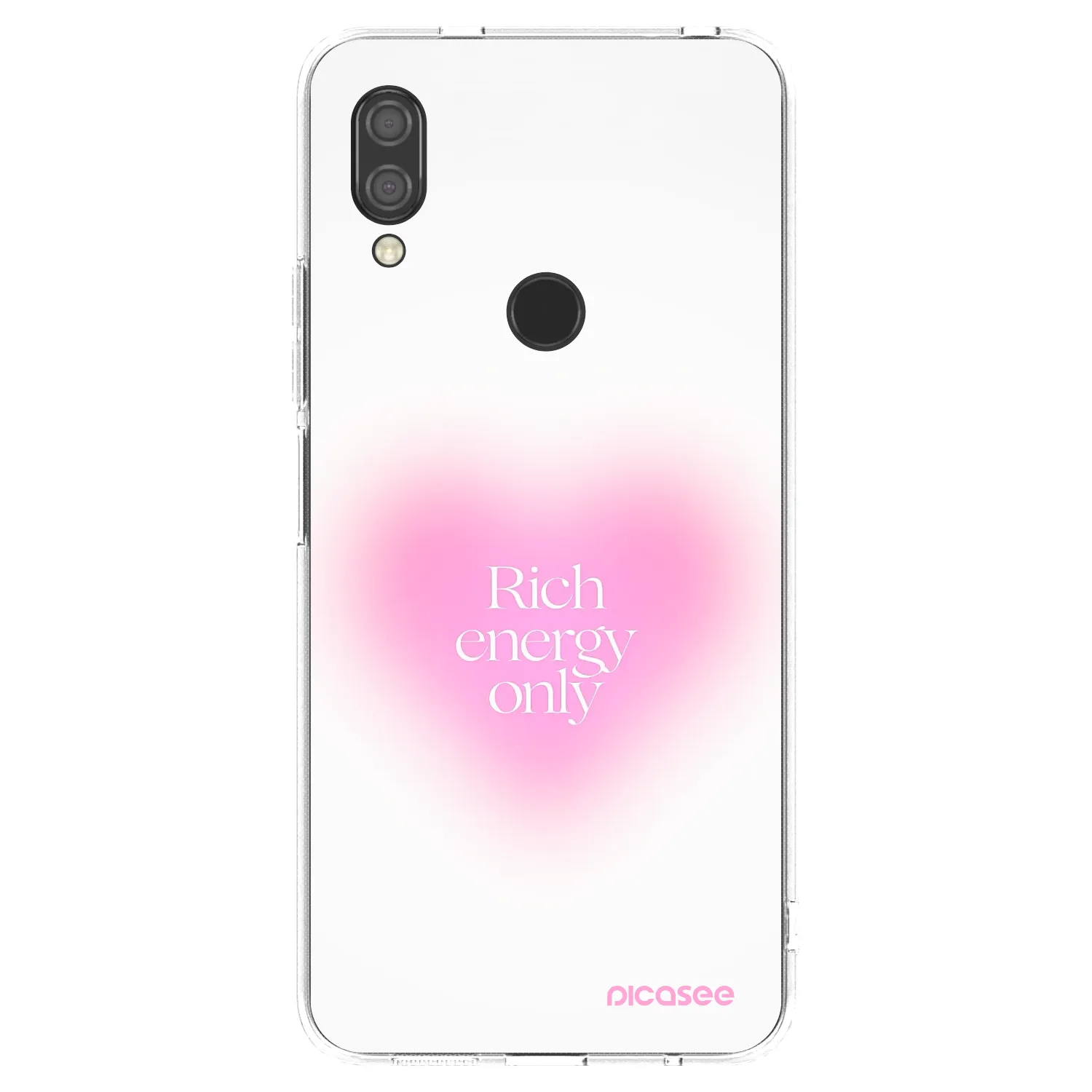 Picasee silikonový průhledný obal pro Xiaomi Redmi 7 - Rich Energy