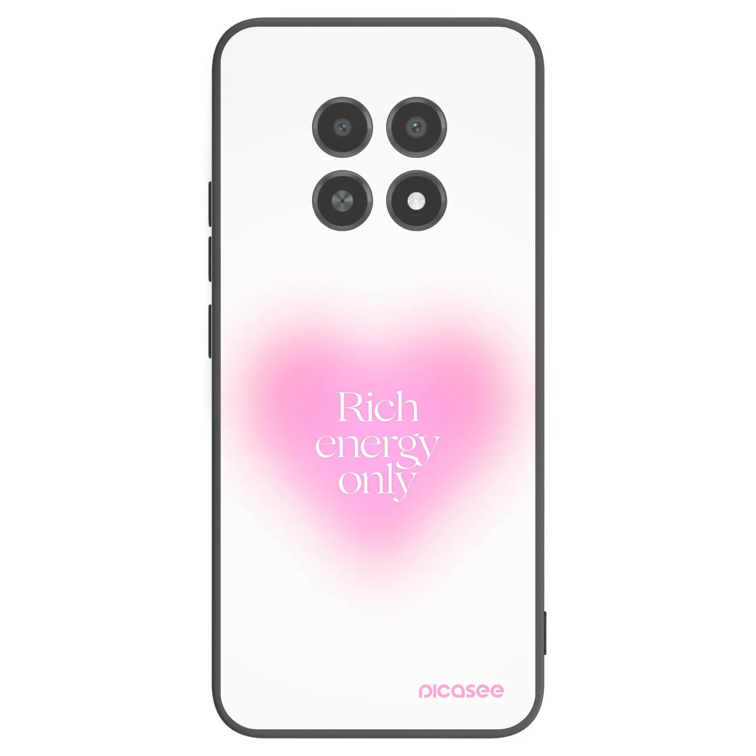 Picasee silikonový černý obal pro Realme 12X - Rich Energy