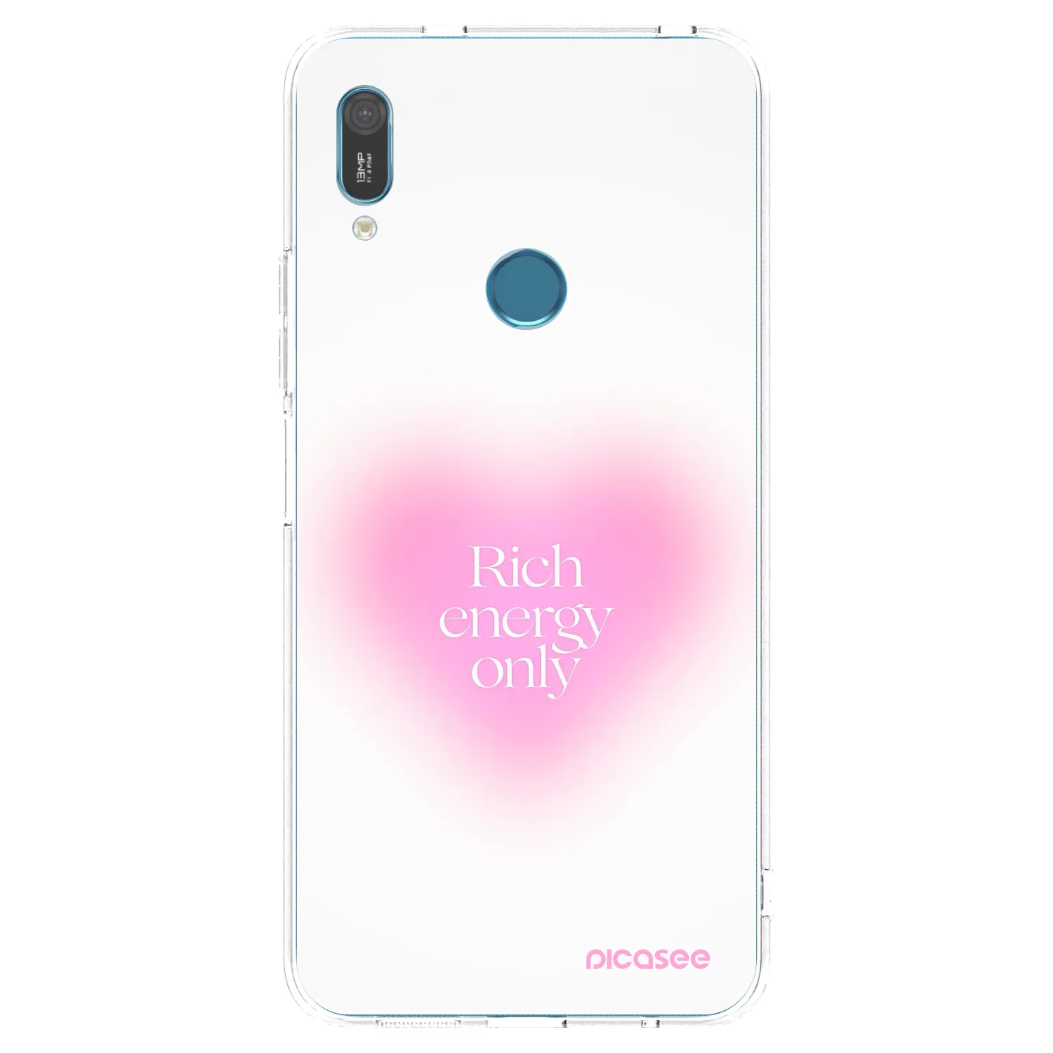 Picasee silikonový průhledný obal pro Huawei Y6 2019 - Rich Energy