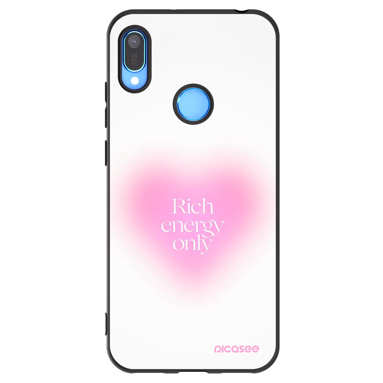 Picasee silikonový černý obal pro Huawei Y6 2019 - Rich Energy