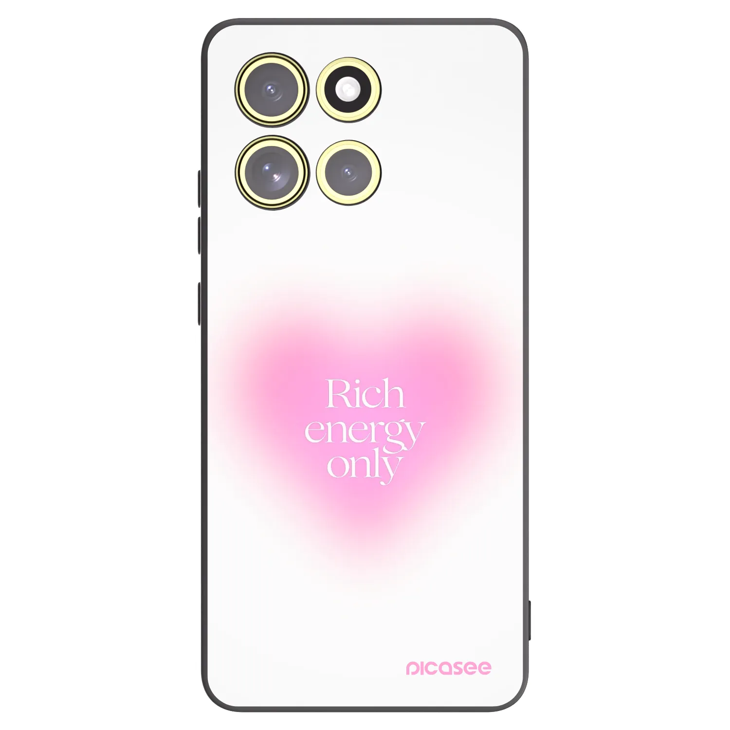 Picasee silikonový černý obal pro Motorola Moto G86 Power 5G - Rich Energy