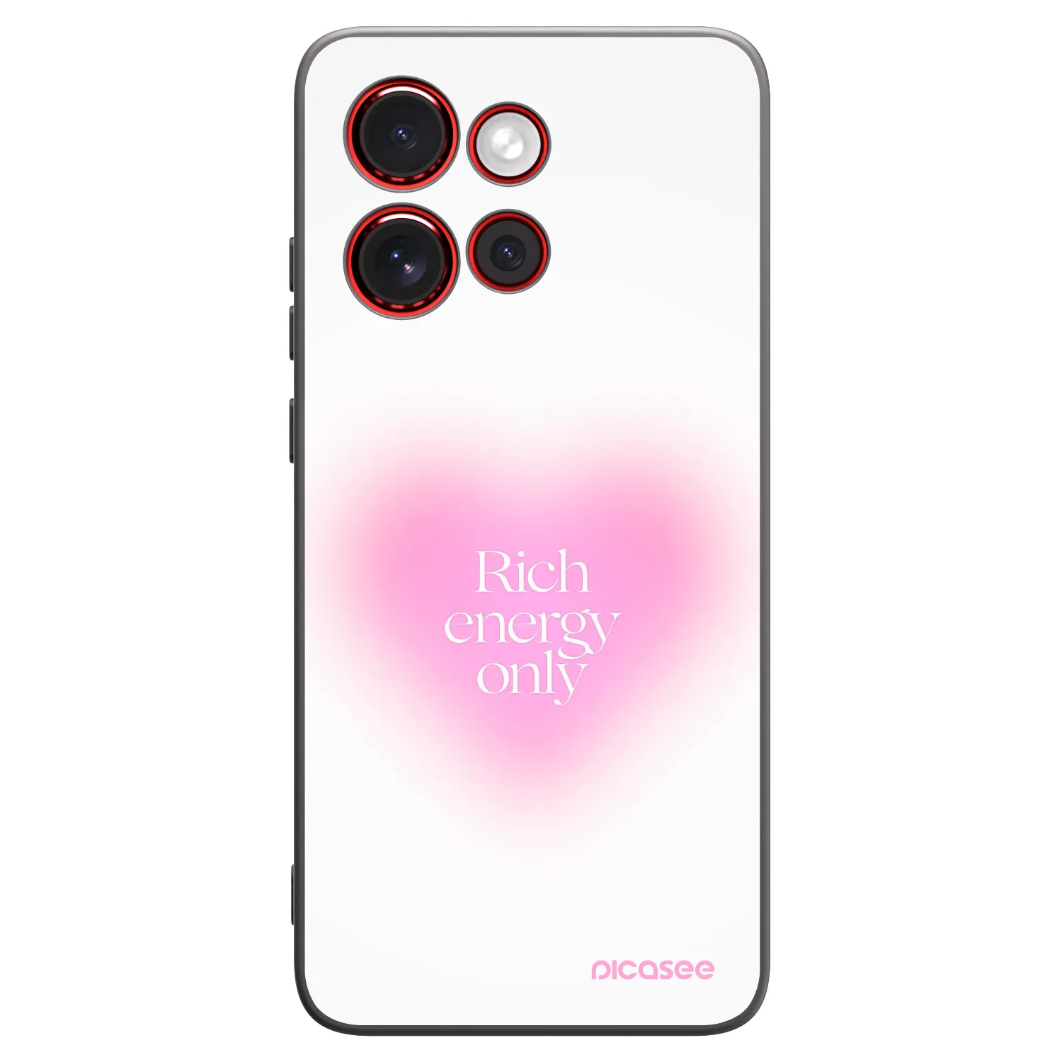 Picasee silikonový černý obal pro Motorola Edge 60 Neo 5G - Rich Energy