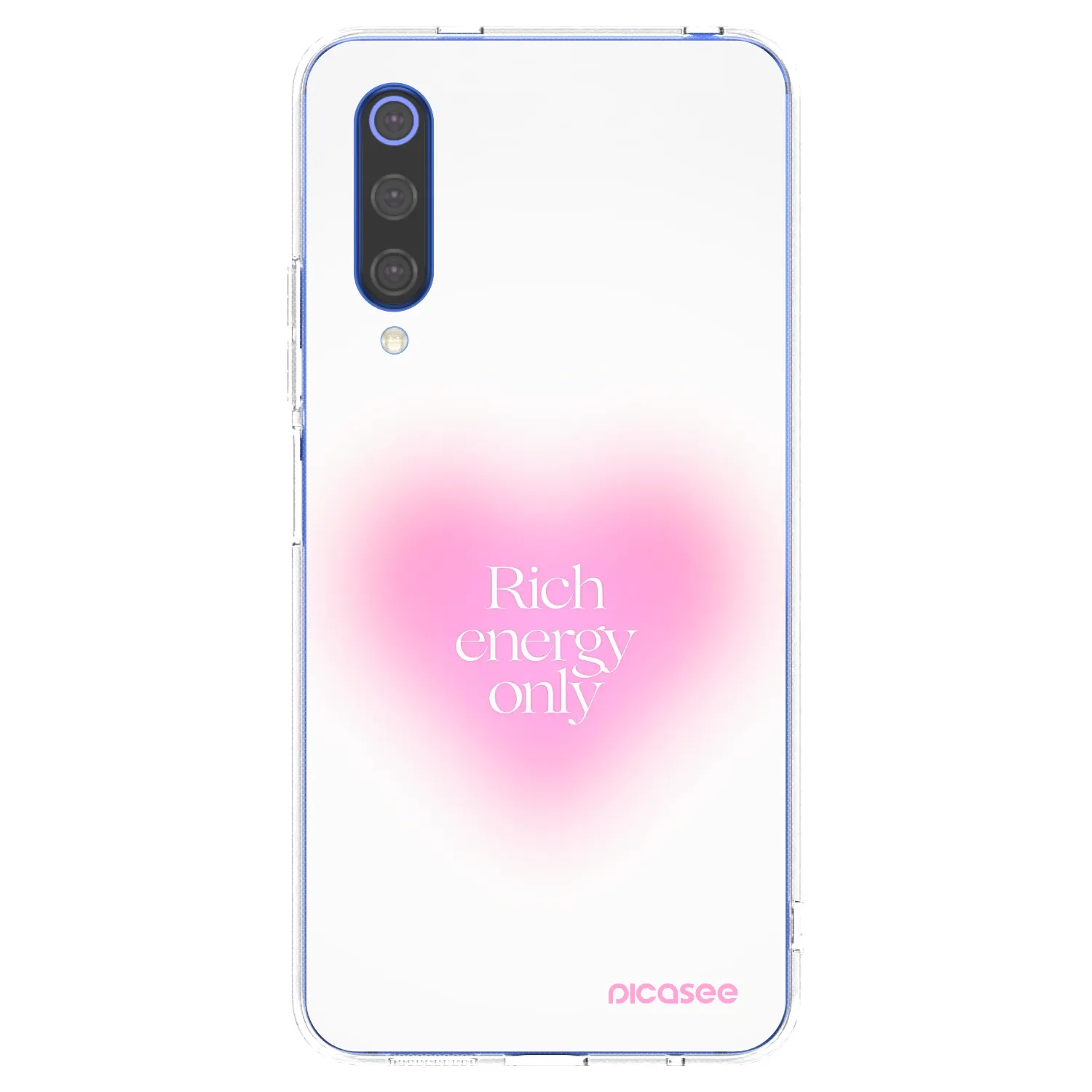 Picasee silikonový průhledný obal pro Xiaomi Mi 9 SE - Rich Energy