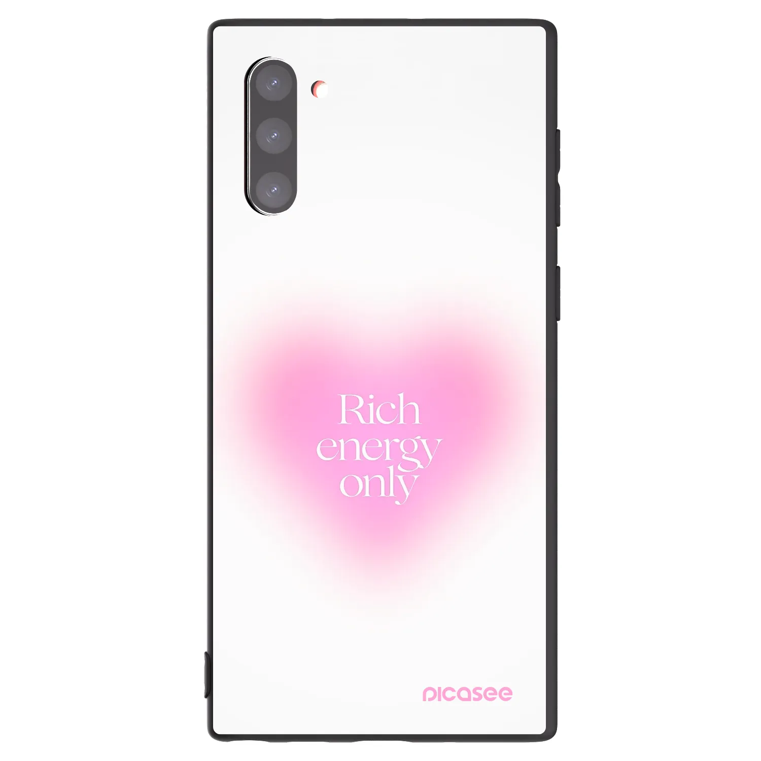 Picasee silikonový černý obal pro Samsung Galaxy Note 10 N970F - Rich Energy