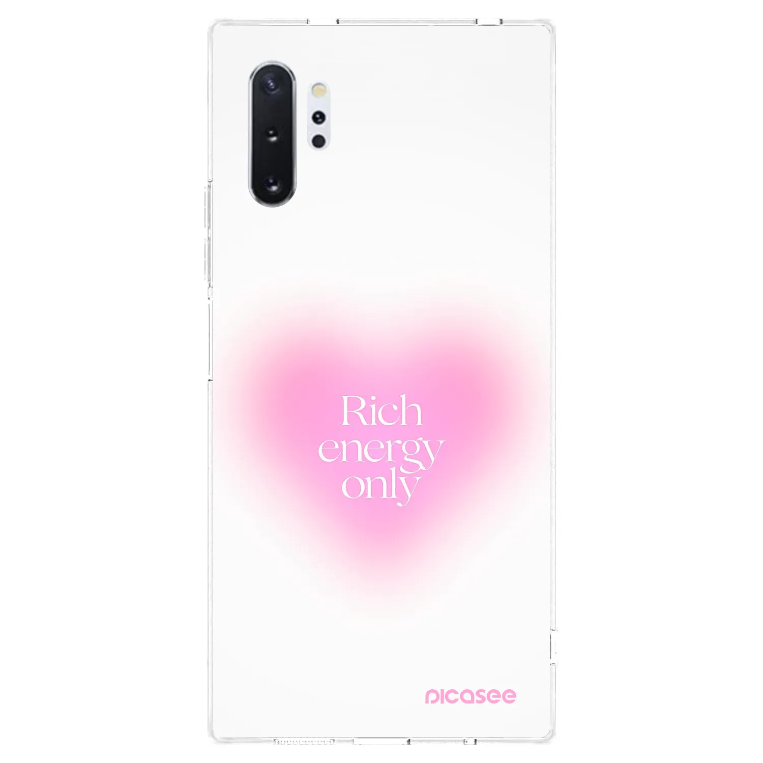 Picasee silikonový průhledný obal pro Samsung Galaxy Note 10+ N975F - Rich Energy