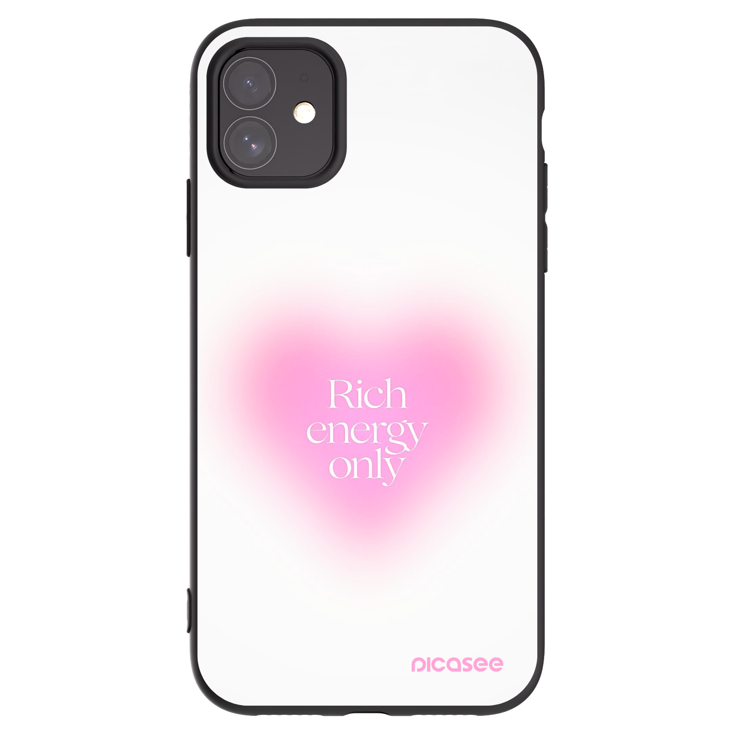 Picasee silikonový černý obal pro Apple iPhone 11 - Rich Energy