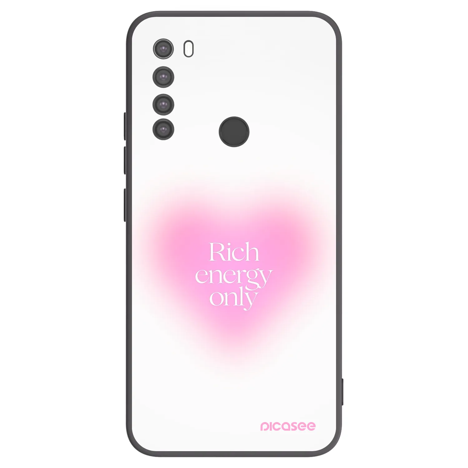 Picasee silikonový černý obal pro Xiaomi Redmi Note 8 - Rich Energy