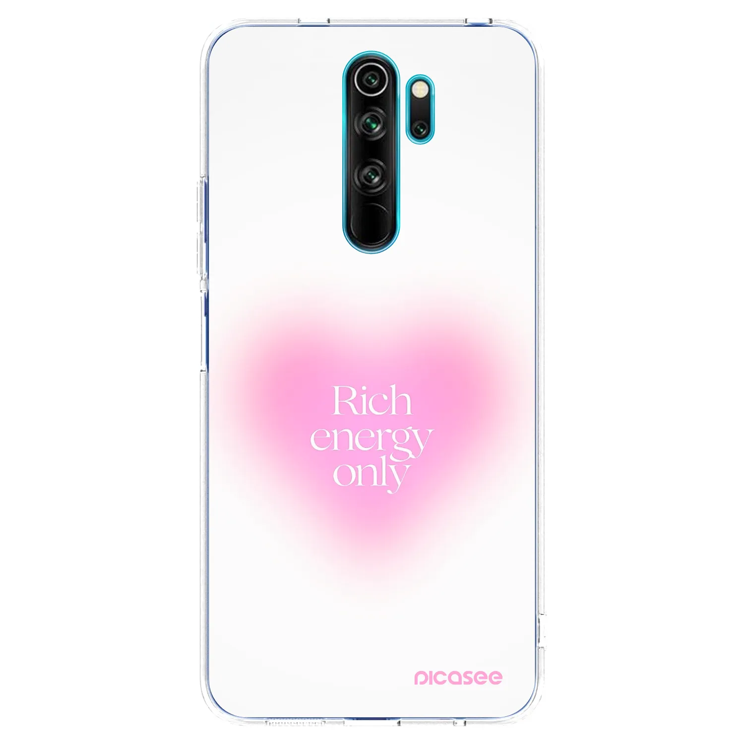 Picasee silikonový průhledný obal pro Xiaomi Redmi Note 8 Pro - Rich Energy