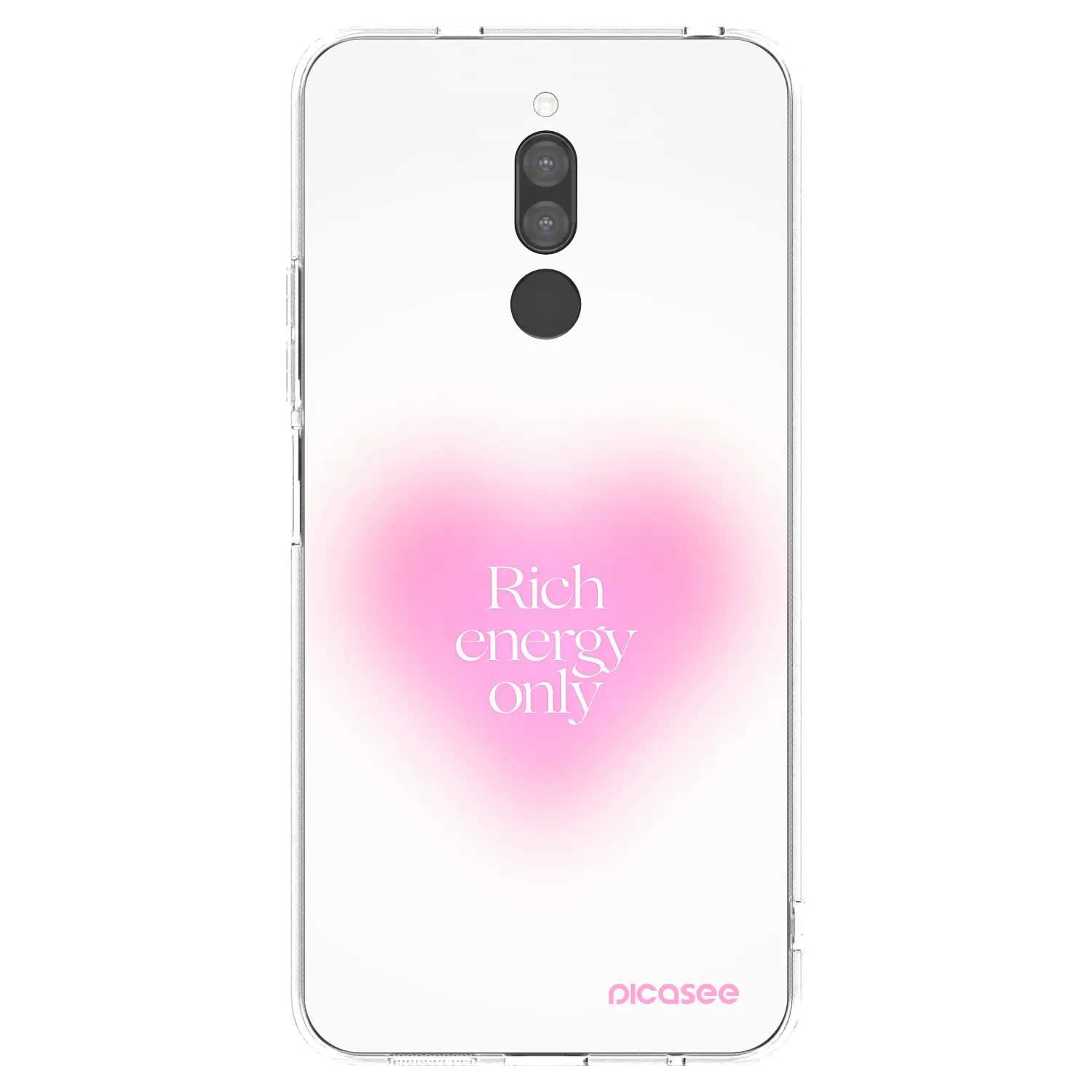 Picasee silikonový průhledný obal pro Xiaomi Redmi 8 - Rich Energy
