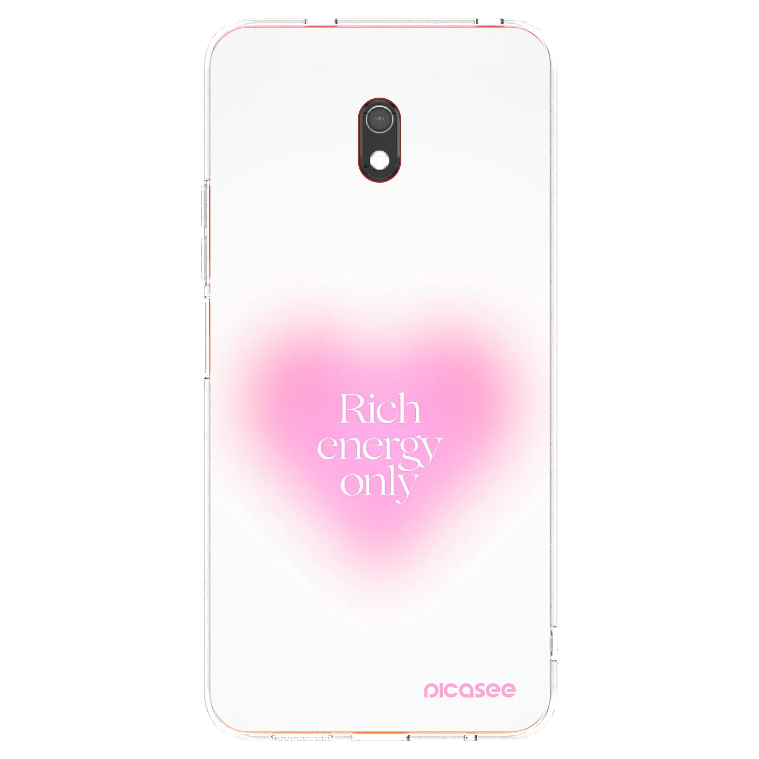 Picasee silikonový průhledný obal pro Xiaomi Redmi 8A - Rich Energy