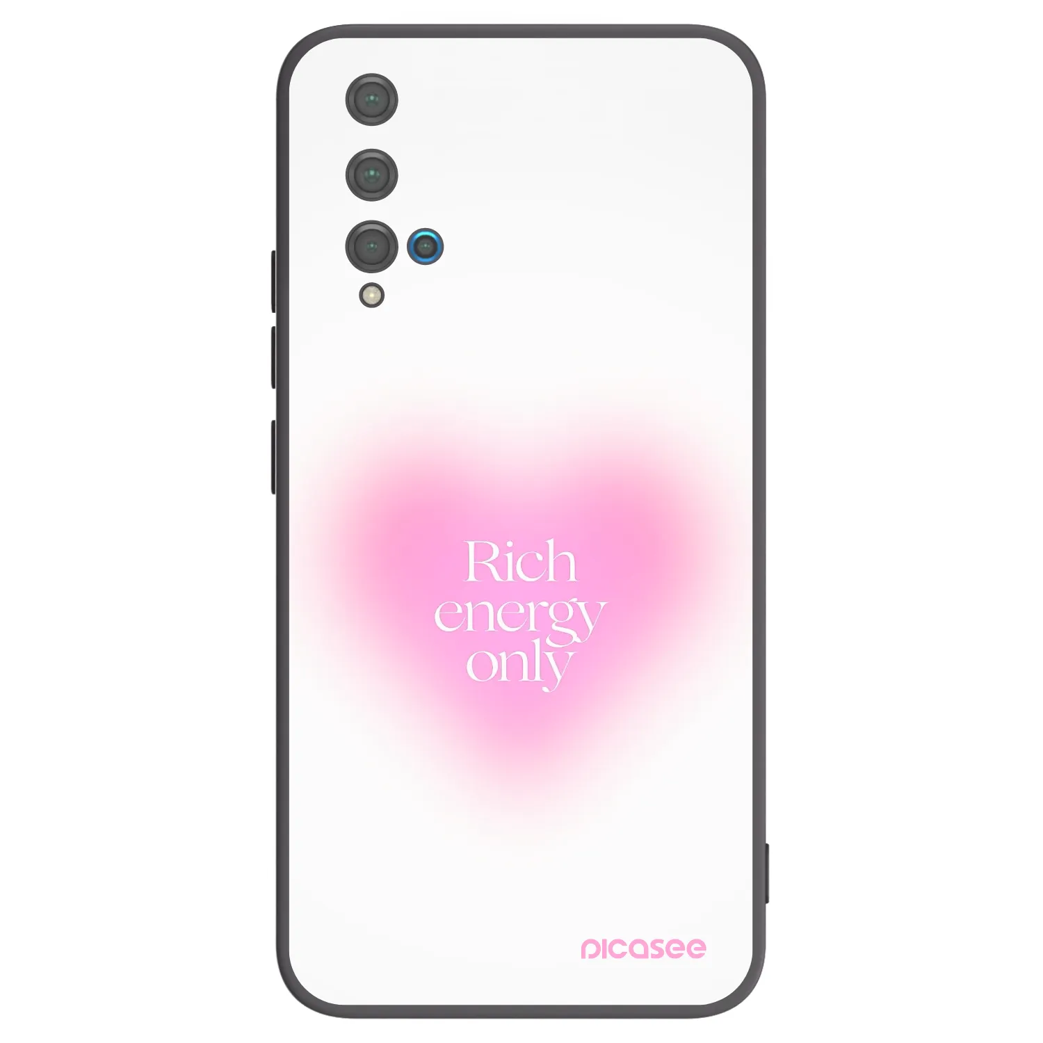 Picasee silikonový černý obal pro Huawei Nova 5T - Rich Energy