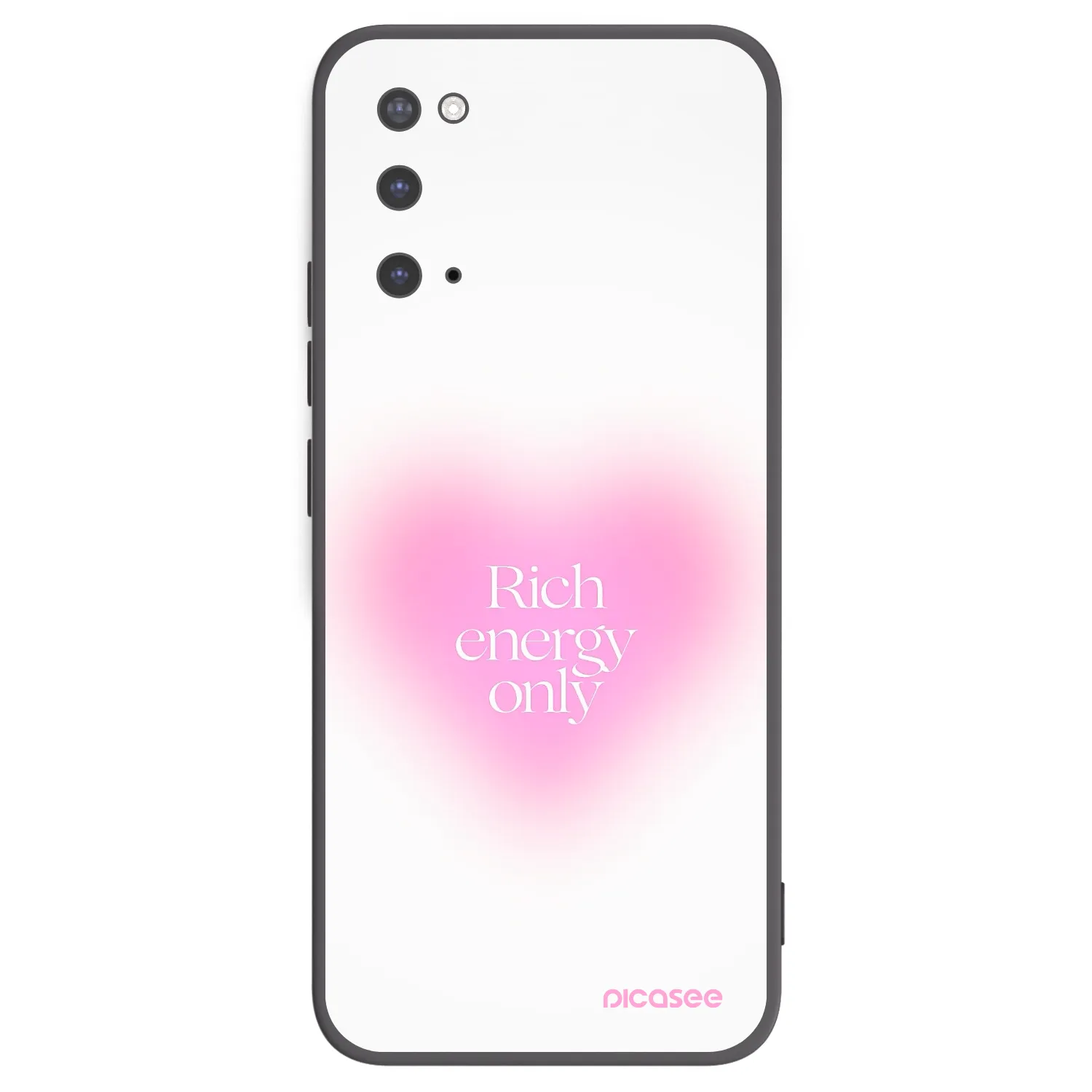 Picasee silikonový černý obal pro Samsung Galaxy S20 G980F - Rich Energy