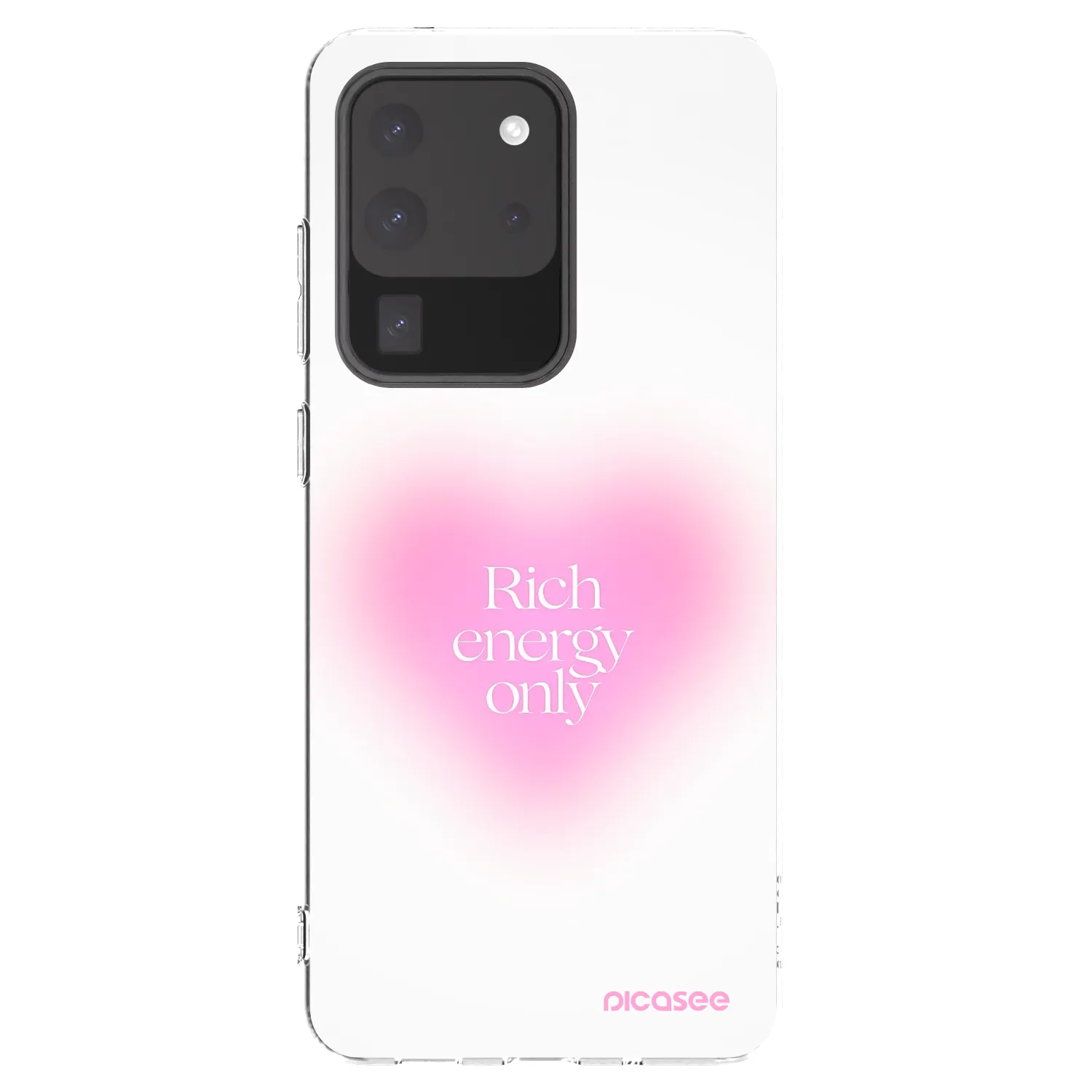 Picasee silikonový průhledný obal pro Samsung Galaxy S20 Ultra 5G G988F - Rich Energy