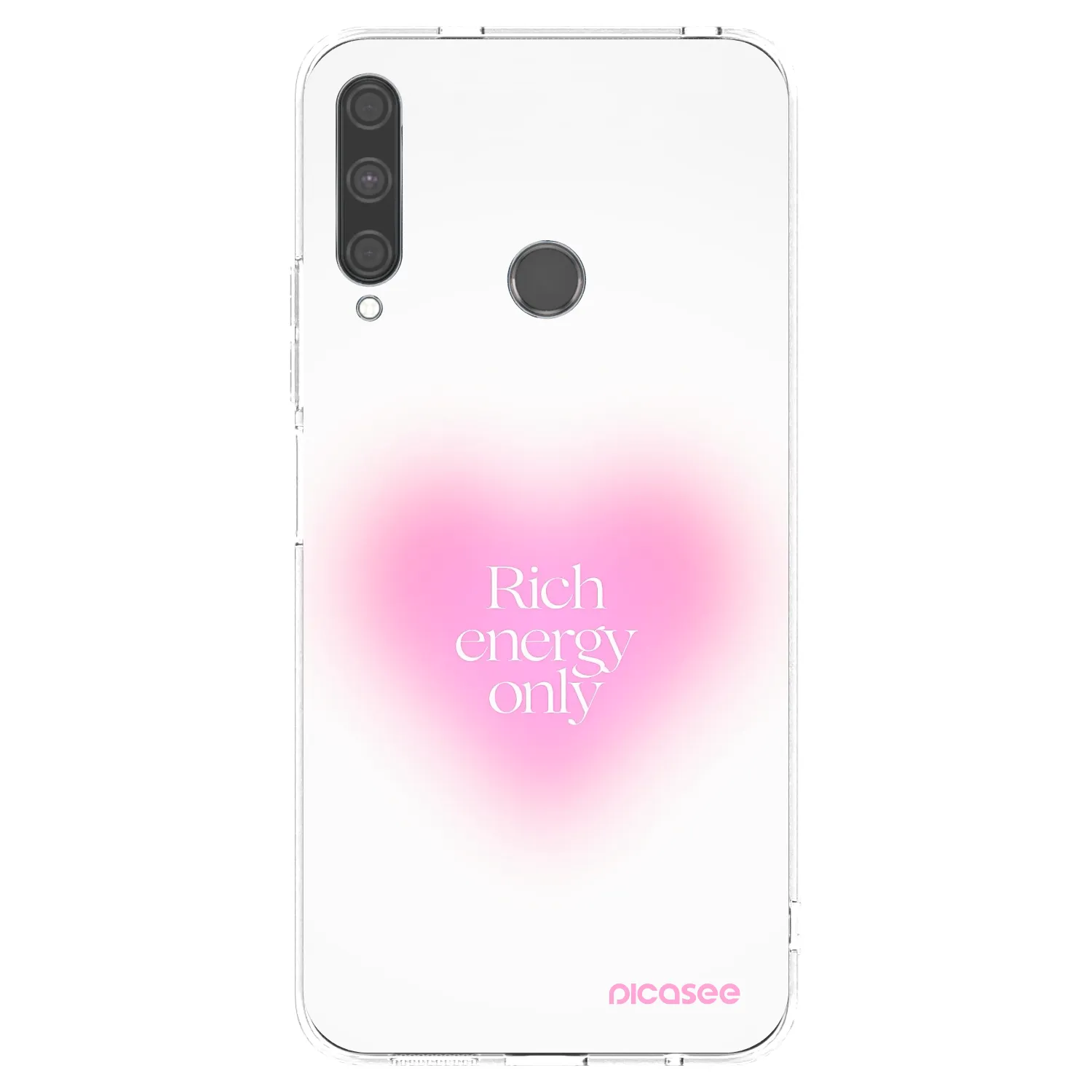 Picasee silikonový průhledný obal pro Huawei P40 Lite E - Rich Energy