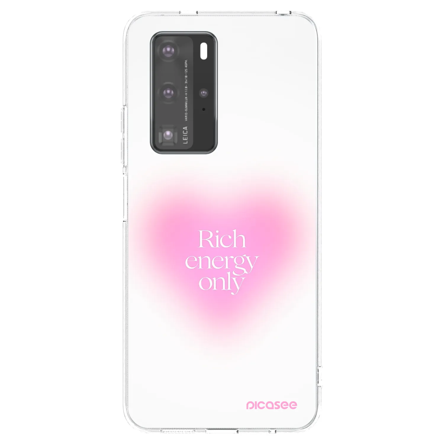 Picasee silikonový průhledný obal pro Huawei P40 Pro - Rich Energy