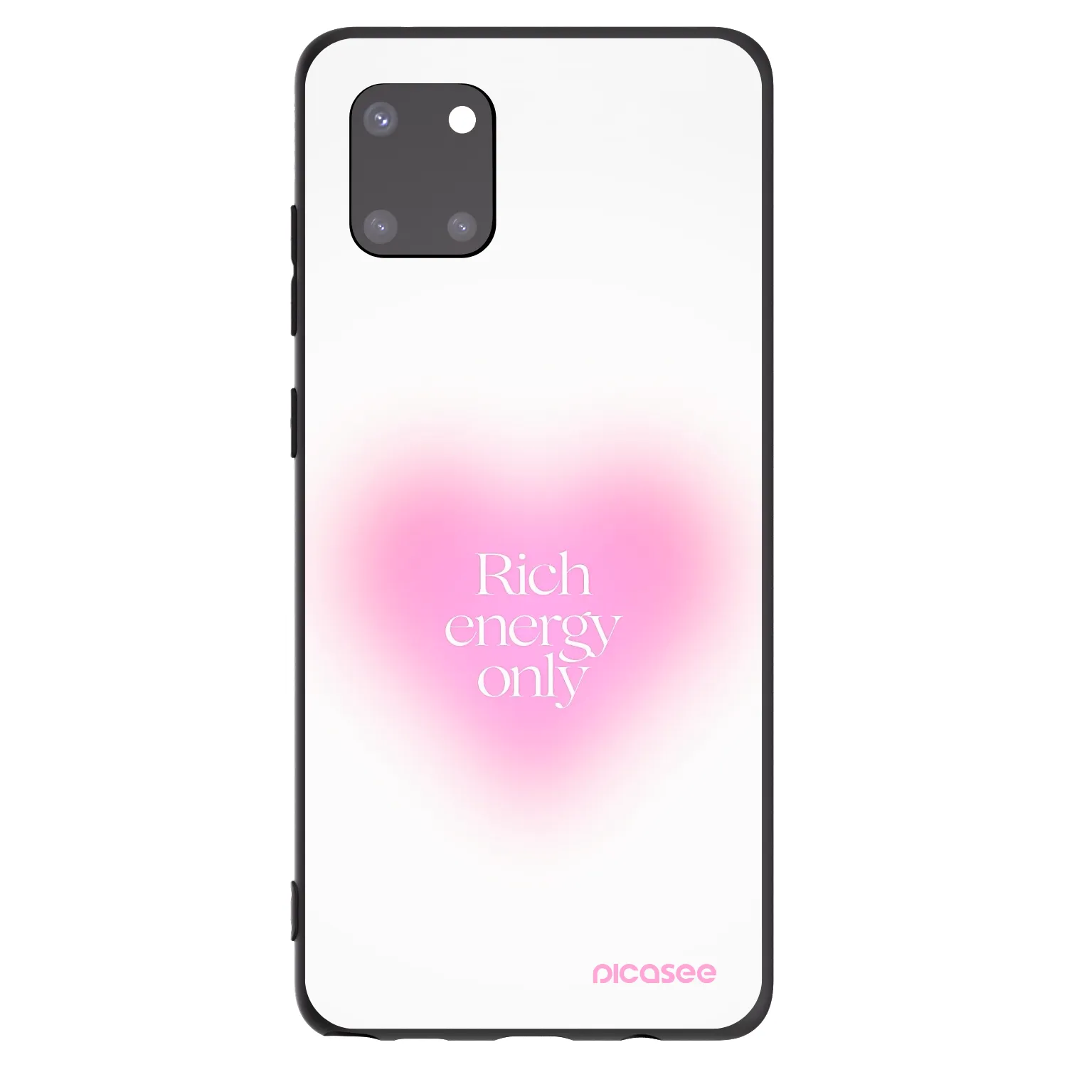 Picasee silikonový černý obal pro Samsung Galaxy Note 10 Lite N770F - Rich Energy