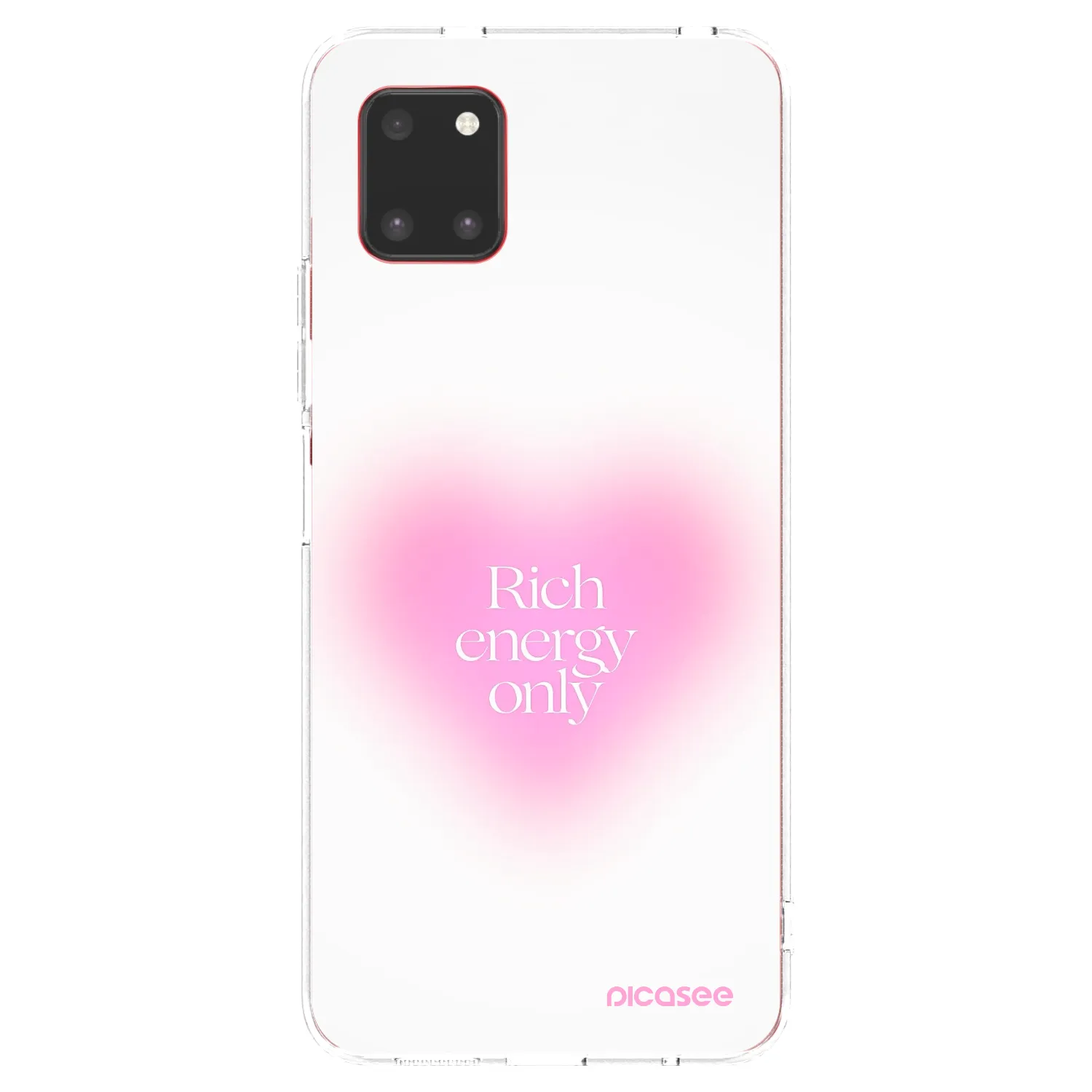 Picasee silikonový průhledný obal pro Samsung Galaxy Note 10 Lite N770F - Rich Energy