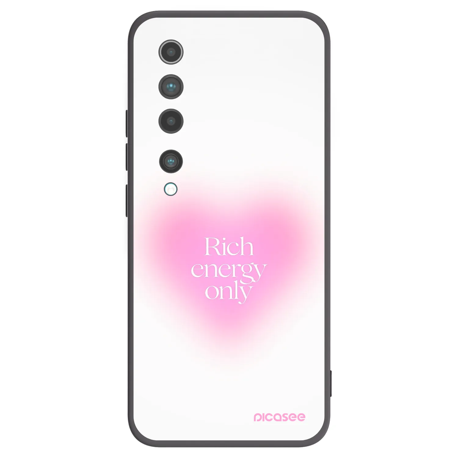 Picasee silikonový černý obal pro Xiaomi Mi 10 - Rich Energy