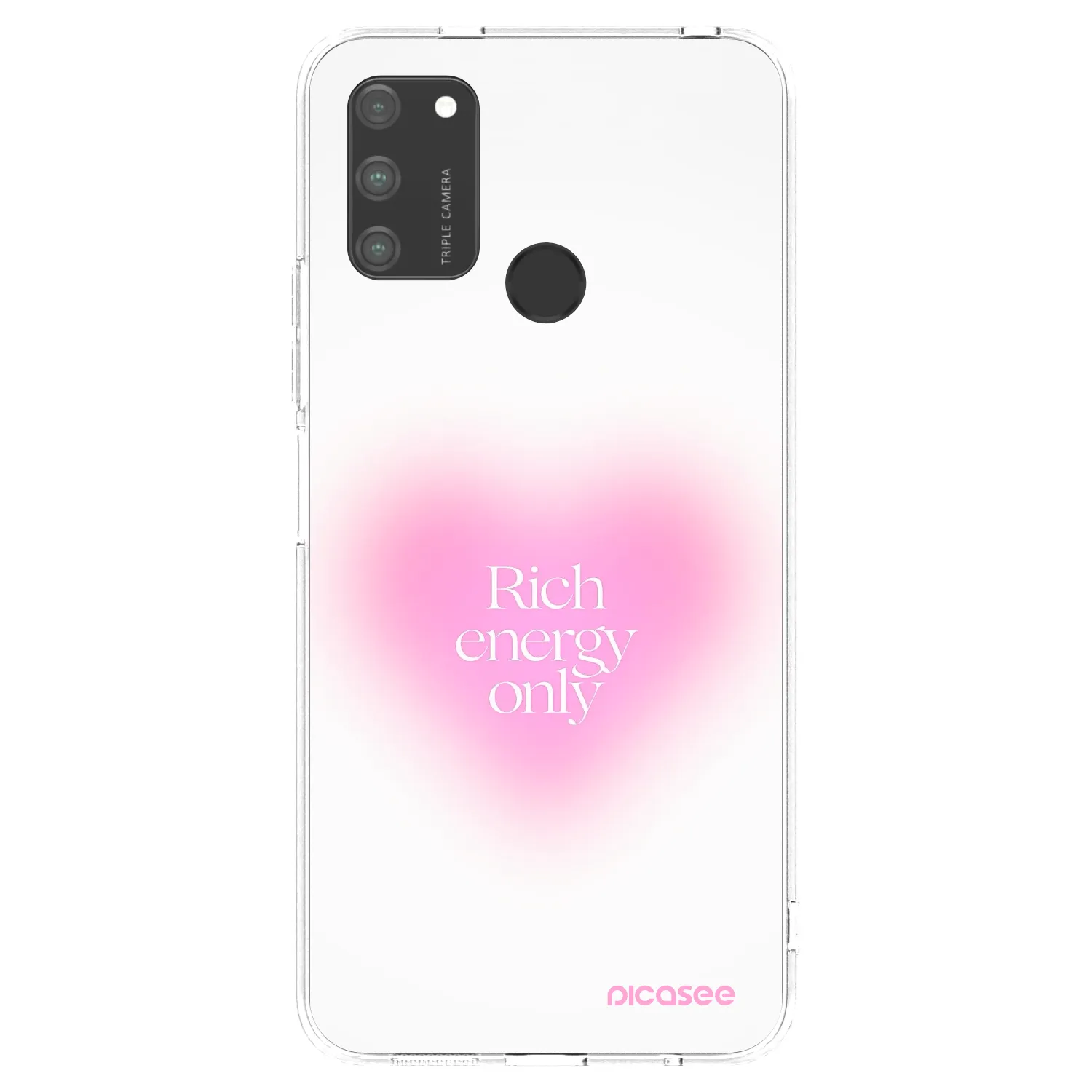 Picasee silikonový průhledný obal pro Honor 9A - Rich Energy