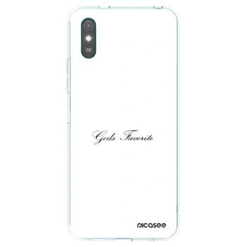 Picasee silikonový průhledný obal pro Xiaomi Redmi 9A - Gods Favorite