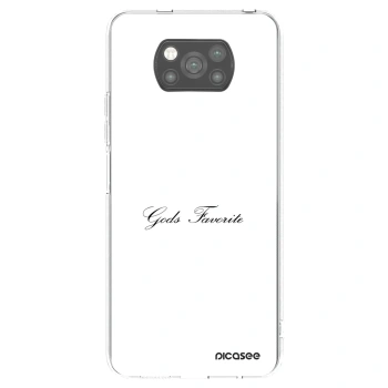 Picasee silikonový černý obal pro Xiaomi Poco X3 - Gods Favorite