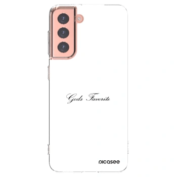Picasee silikonový průhledný obal pro Samsung Galaxy S21 5G G991B - Gods Favorite