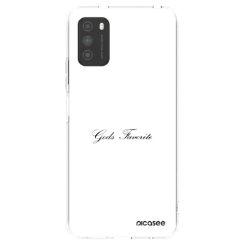 Picasee silikonový průhledný obal pro Xiaomi Poco M3 - Gods Favorite