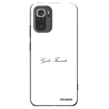 Picasee silikonový průhledný obal pro Xiaomi Redmi Note 10 - Gods Favorite