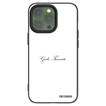 Picasee silikonový černý obal pro Apple iPhone 13 Pro - Gods Favorite