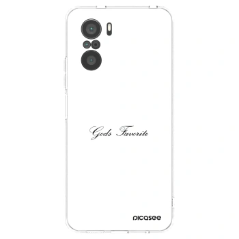 Picasee silikonový průhledný obal pro Xiaomi Poco F3 - Gods Favorite