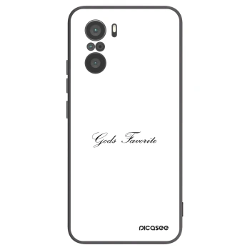Picasee silikonový černý obal pro Xiaomi Poco F3 - Gods Favorite
